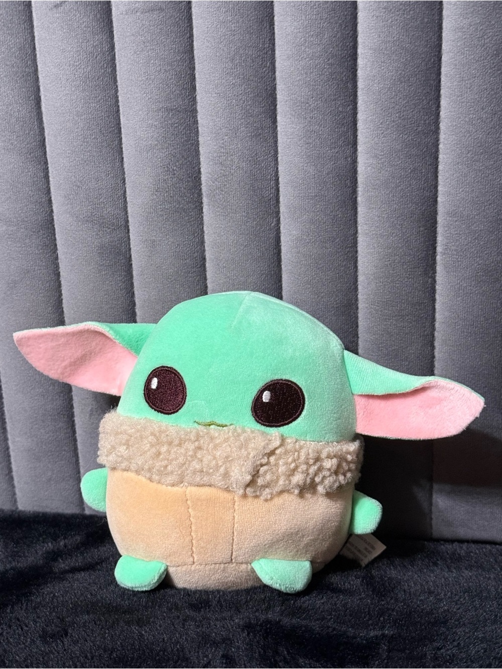 Star Wars The Mandalorian Grogu Baby Yoda Sherpa Plush Mattel 2021